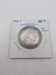 1906-S Barber Half Dollar
