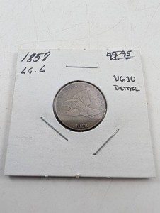 1858 Flying Eagle Cent One Cent