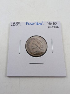 1859 Indian Head Cent First Year
