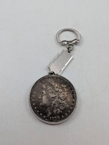 1878 Morgan Dollar Coin Keychain
