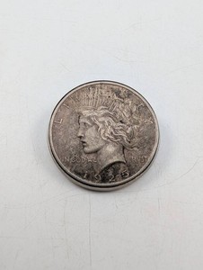 1923 Peace Dollar Design Coin Pin