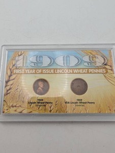 Estate Collection 1909 Lincoln Wheat Pennies, Including VDB