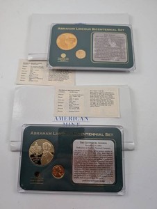 American Mint Abraham Lincoln Bicentennial Sets (Lot of 2)