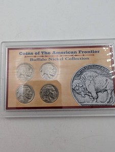 Estate Buffalo Nickel Collection Display, Lot of 4