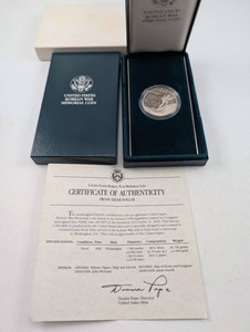 Estate 1991 United States Korean War Memorial Proof Silver Dollar