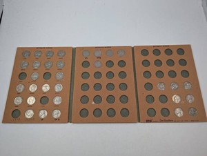 Estate Jefferson Nickels Collection with Coin Boards