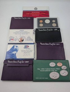 Estate Collection of 8 United States Mint Coin Sets