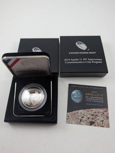 2019 United States Mint Apollo 11 50th Anniversary Proof Silver Dollar