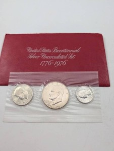 1976 United States Bicentennial Silver Uncirculated Set (Lot of 3)