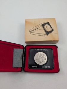 Estate Manitoba 1870-1970 Canada Dollar Coin In Presentation Case