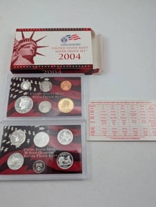 2004 United States Mint Silver Proof Sets