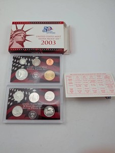 2003 United States Mint Silver Proof Sets (Lot of 2)