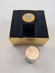 Estate Boxed 2012 Kennedy Design Coin & Danbury Mint Innovation Dollar Roll