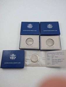 Estate 3-Piece United States Liberty Half Dollar Coin Collection