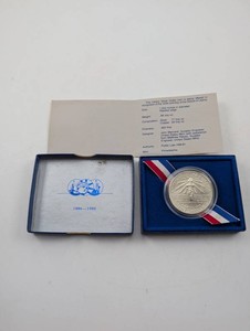 1986 Statue Of Liberty Centennial Liberty Silver Dollar With Case
