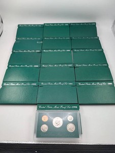 Estate United States Mint Proof Set Collection (Lot of 16)