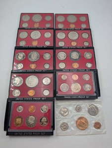 Estate Collection Of United States Proof Sets