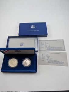 Estate Collection 1986 Liberty Half Dollar & Silver Dollar