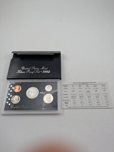 United States Mint 1992 Silver Proof Set