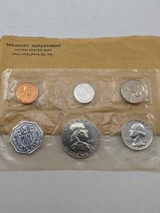 Estate 1961 United States Mint Philadelphia Coin Set