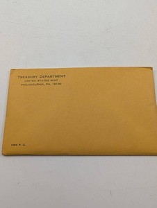 Estate United States Mint Treasury Department Envelope, 1964 P. C.