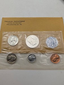 Estate 1963 U.S. Mint Philadelphia Coin Set, 5 Pieces
