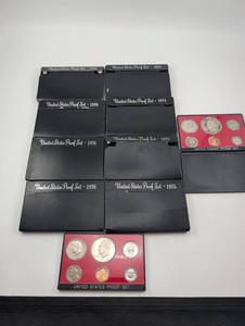 Estate Collection 10 United States Proof Sets 1973-1976