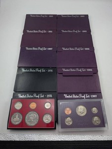Estate United States Proof Set Collection, 1976-1987 (Lot of 10)