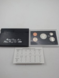 1996 United States Mint Silver Proof Set