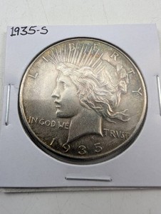 1935-S Peace Dollar