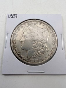 1889 U.S. One Dollar Morgan Design Coin From Estate Collection
