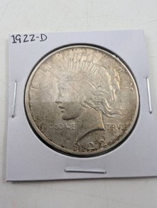 1922-D U.S. Peace Silver Dollar