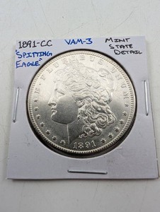 1891-CC Morgan Silver Dollar