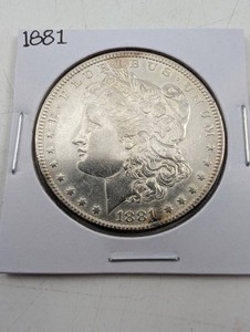 1881 Morgan Silver Dollar From Estate Collection