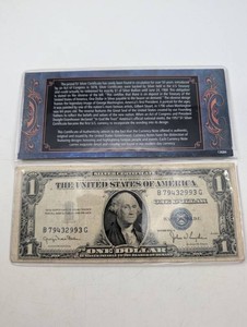 1935 Silver Certificate One Dollar Estate Currency