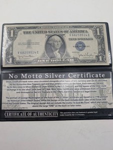 Estate $1 Silver Certificate, Series 1935-D