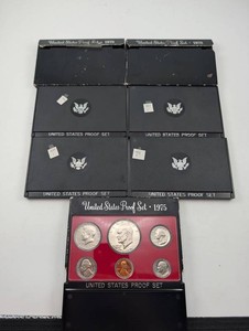 United States Proof Sets, 1975 and 1978 (Lot of 5)