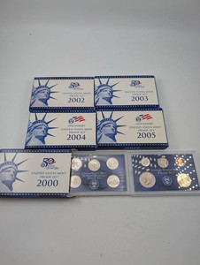 Estate United States Mint Proof Sets 2000-2005 (Lot of 6)