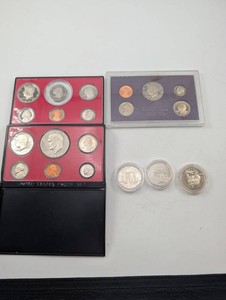 Estate Collection of U.S. Proof Sets and Commemorative Half Dollars