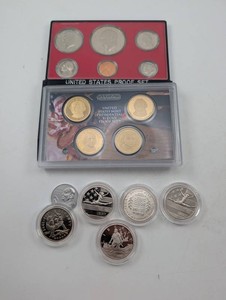 Estate Collection of United States Proof Sets and Commemorative Coins