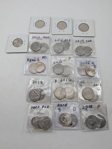 Estate Collection Of U.S. Quarters, 2015-2018
