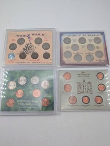 Estate Collection of Four United States Coin Display Holders