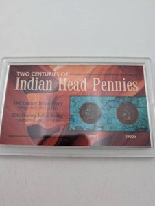 Estate Two Centuries Of Indian Head Pennies