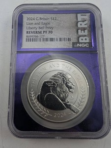 2024 Great Britain GBP2 Lion And Eagle Liberty Bell Privy NGC PF70
