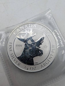 Estate 2020 Canada $2 Fine Silver Moose Coin