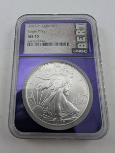 2025(P) American Eagle Privy Silver Dollar NGC MS 70