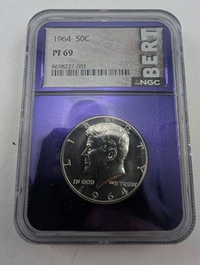 1964 Kennedy Half Dollar NGC PF 69 (Estate Collection)