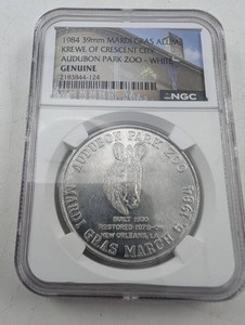 Estate 1984 39mm Mardi Gras Krewe Of Crescent City Coin