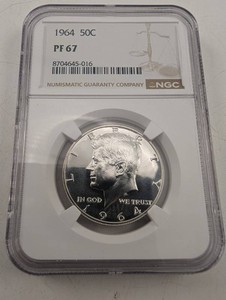 Estate 1964 Kennedy Half Dollar NGC PF67