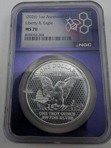 2026 1 oz Ascension S$1 Liberty & Eagle NGC MS 70
